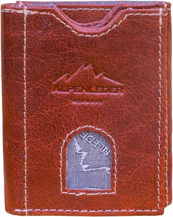 Alpenleder Portemonnaie Pocket Brandy