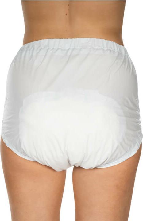 Immagine prodotto Suprima Slip in PVC abbottonabile per donna e uomo bianco (1 x, M)