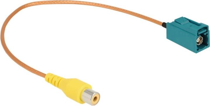 Actual product image Delock HF FAKRA Z Bu > Cinch Bu RG-179 32 cm (Plug socket)