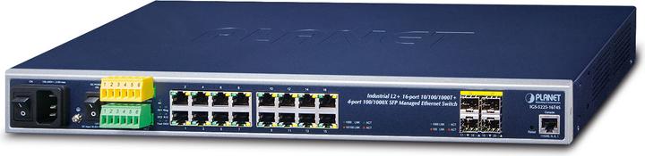 Immagine prodotto Planet IGS-5225-16T4S Switch di rete gestito L2+ Gigabit Ethernet (10/100/1000) 1U (16 Porti)