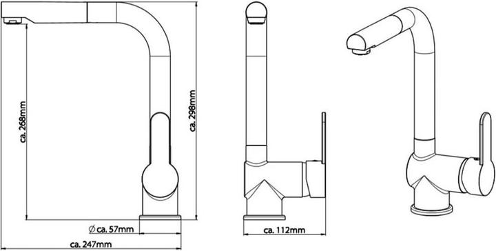 Actual product image Schütte LONDON Spültischarmatur Niederdruck