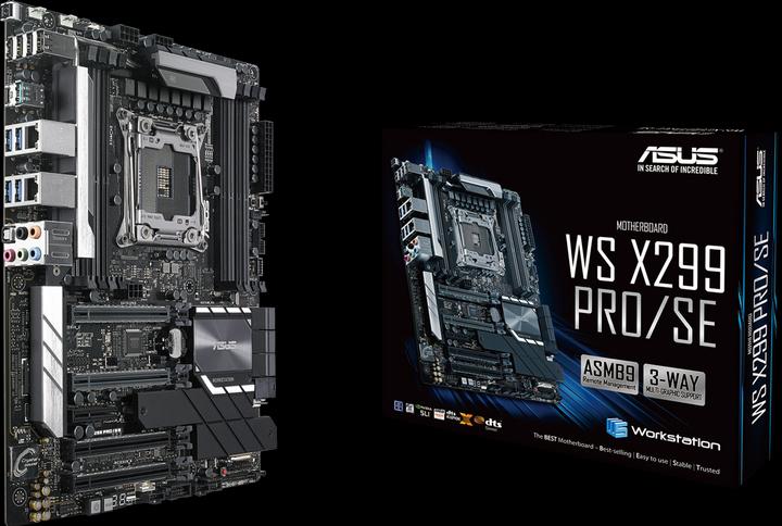 Produktbild ASUS WS X299 PRO/SE LGA 2066 ATX Intel® X299 (LGA 2066, Intel X299, ATX)