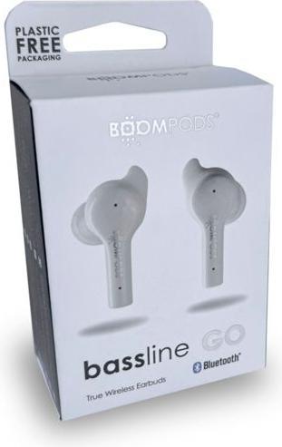 Actual product image Boompods Bassline GO Bluetooth® HiFi In Ear Headphones In Ear Headset, Volume Control, Sweat Resistant... (ANC, 23 h, Wireless)