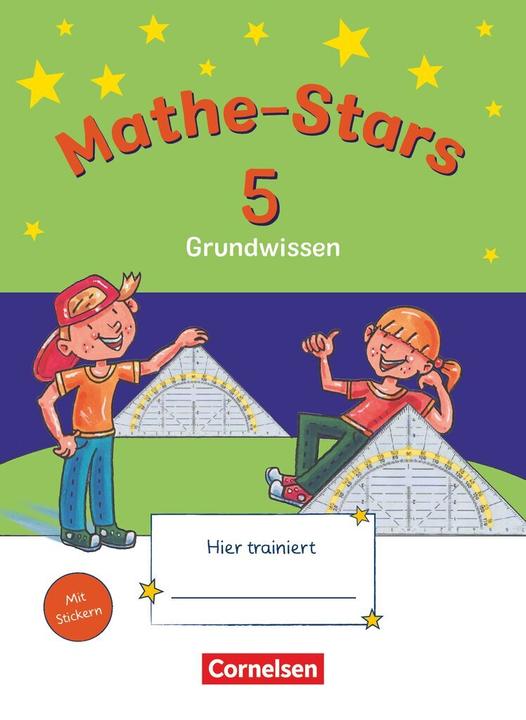 Immagine prodotto Mathe-Stars, Grundwissen, 5. Schuljahr, Übungsheft, Mit Lösungen (Tedesco, 2021)