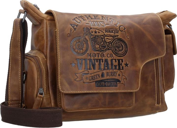 Immagine prodotto Greenburry Vintage Cafe-Racer Messenger in pelle 39 cm (12 l)