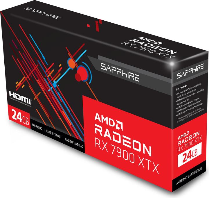 Immagine prodotto Sapphire AMD RADEON RX 7900 XTX MBA (24 GB)