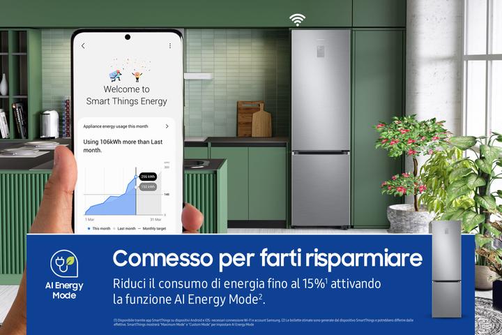 Actual product image Samsung RB38C776CS9 EcoFlex AI 2m Combined Refrigerator (390 l)