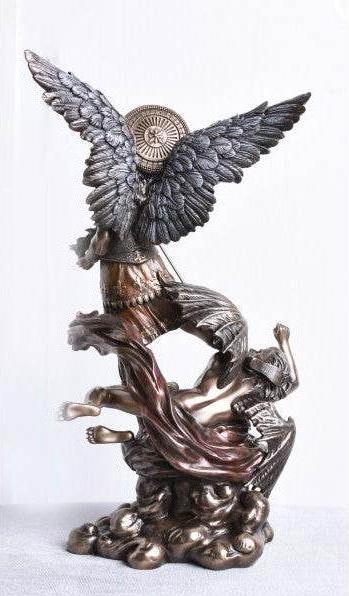 Produktbild Palazzo Skulptur Erzengel Michael kämpft gegen Lucifer