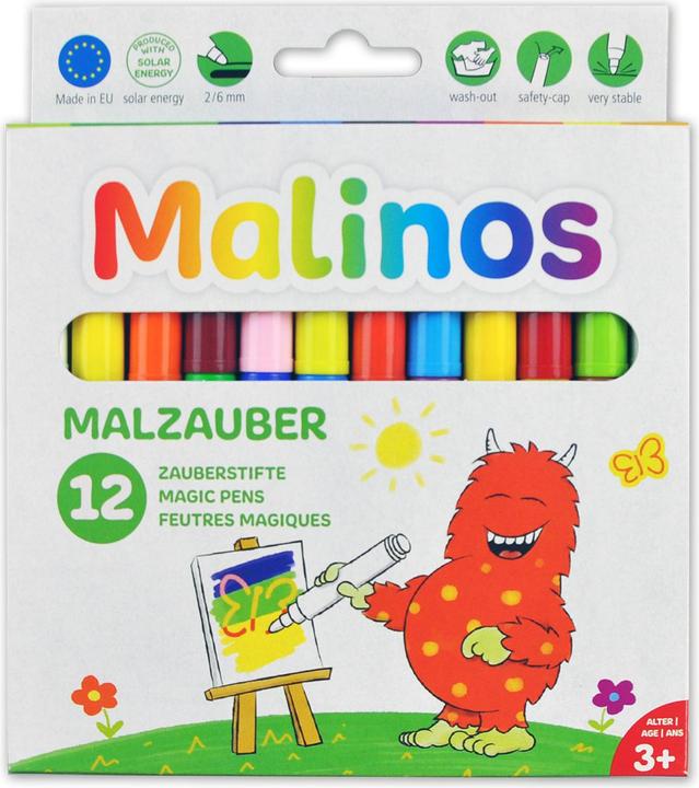 Image du produit Malinos Stylos magiques (Multicolore, 12 x)