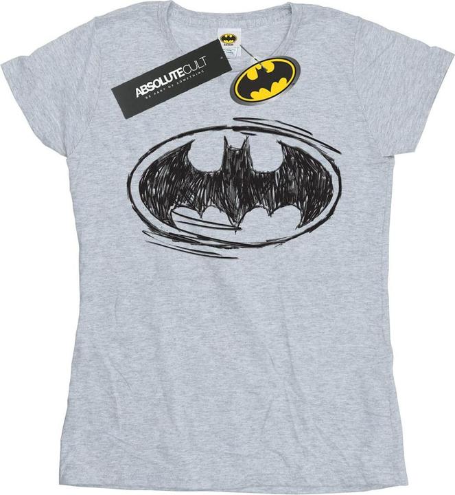Batman Skizze Logo Baumwolle TShirt