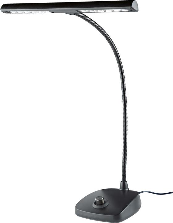 Produktbild K&M LED Pianoleuchte 12298 mittig, schwarz (Notenständerleuchte)