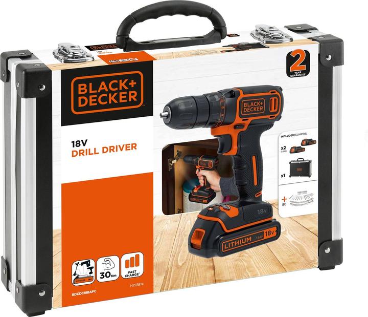 Actual product image Black & Decker BDCDC18BAFC-QW (Rechargeable battery operated)