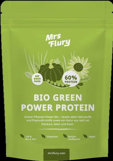 Produktbild Mrs Flury Bio Green Power Protein vegan (Gras, 1 Stk., 250 g)