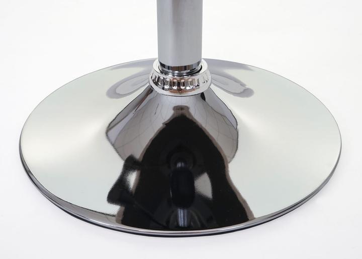 Produktbild Swisshandel24 Hocker, Sitzhocker Schminkhocker, höhenverstellbar Ø 35cm Kunstleder, schwarz