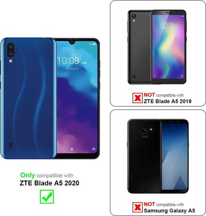 Image du produit Cadorabo Coque pour ZTE Blade A5 2020 universel avec Clip (ZTE Blade A5 (2020))