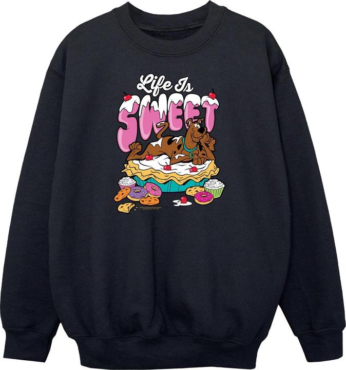 Actual product image Scooby Doo Life Is Sweet sweatshirt girls (140, 146)