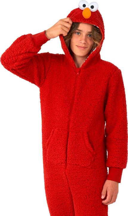 Produktbild OppoSuits Elmo Onesie für Kinder (92, 98, 104)