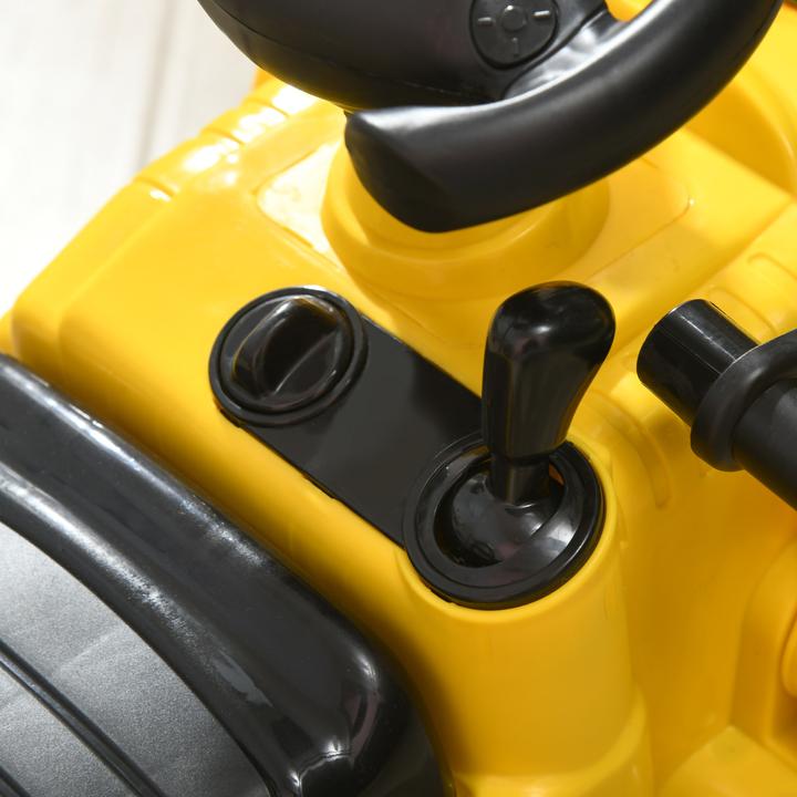 Image du produit Homcom Tracteur à pédales avec espace de rangement