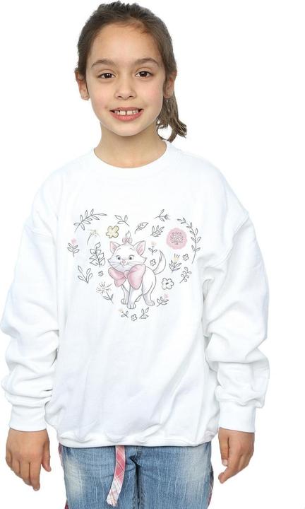 Immagine prodotto Disney The Aristocats Marie Heart Felpa Ragazze (140, 146)