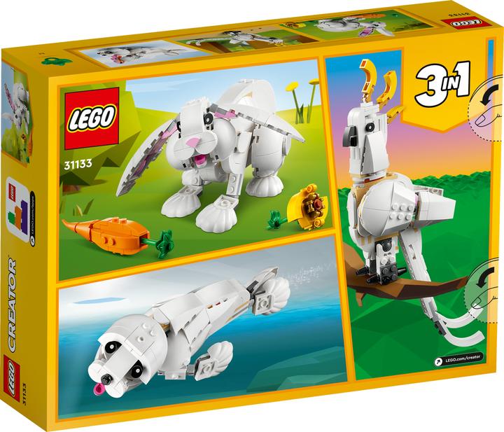 Produktbild LEGO Weisser Hase (31133, LEGO Creator 3-in-1)