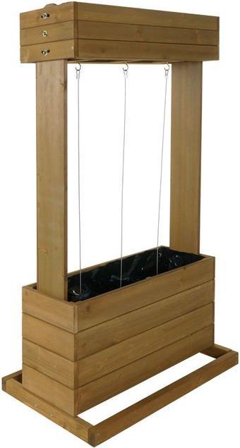 Produktbild Mendler Hochbeet HWC-L72, Pflanzkasten Rankhilfe, 145x85x50cm Outdoor Tanne