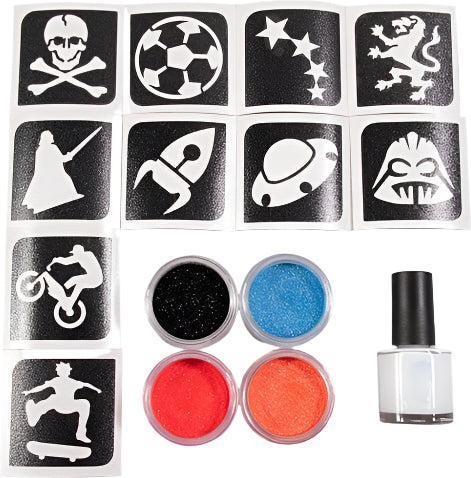 Immagine prodotto Grimas Set di tatuaggi glitterati Sport