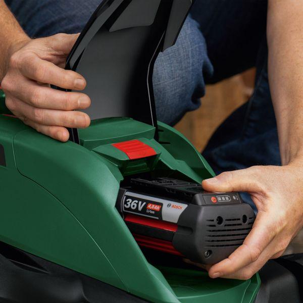 Actual product image Bosch Home & Garden AdvancedRotak 36V-44-750 cordless lawn mower, without battery (Rechargeable battery operated)