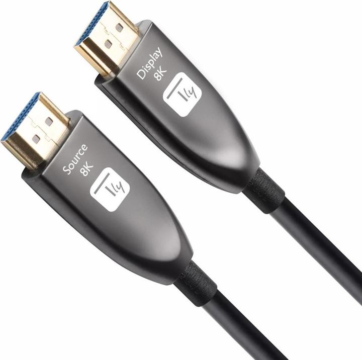 Produktbild Techly HDMI 8K 60Hz AOC LWL Kabel 10m (10 m, HDMI)