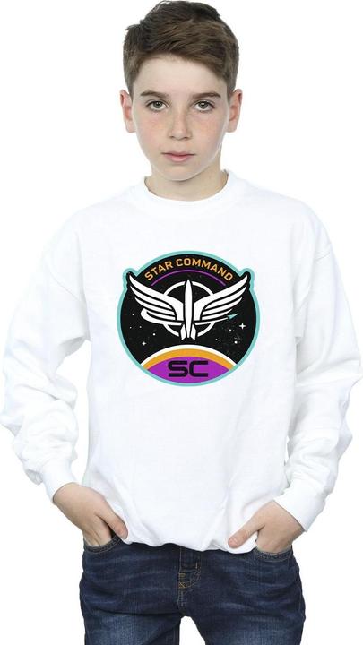 Actual product image Disney Boys Lightyear Star Command Circle Sweatshirt (128)