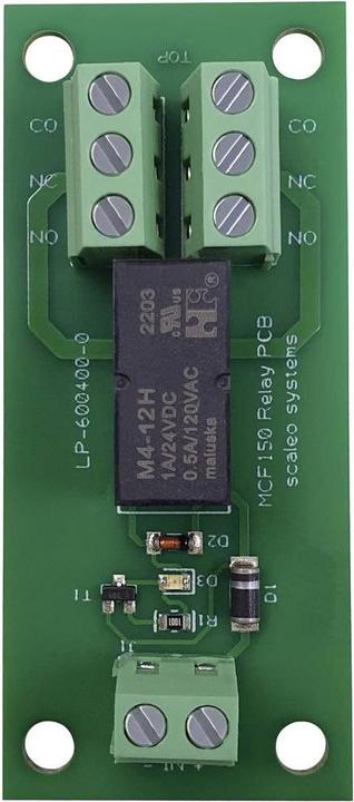 Actual product image Scaleo Systems Relay board 1 pc. VV-600401-0-C 2 changeover contacts 12 V/DC