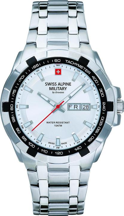 Immagine prodotto Swiss Alpine Military 7043.1132 Day-Date 42mm 10ATM (Orologio da polso analogico, 42 mm)