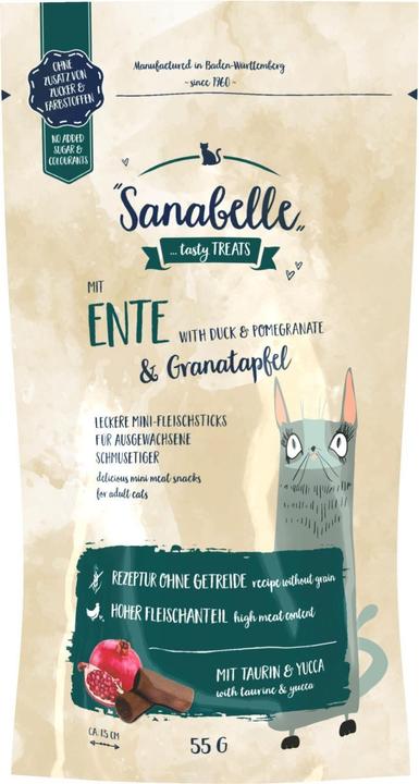 Image du produit Sanabelle Friandise pour chats canard & grenade 55 g (Adulte, 1 pcs, 55 g)