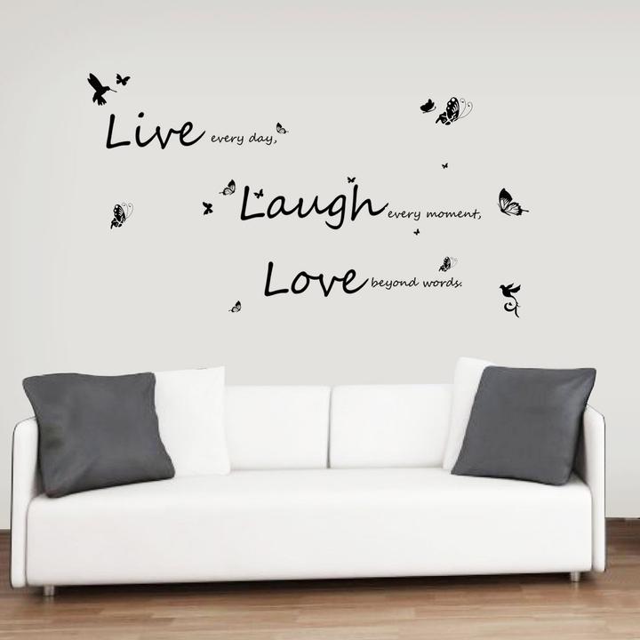 Immagine prodotto Walplus Vivido Live Laugh Love (90 x 30 cm)