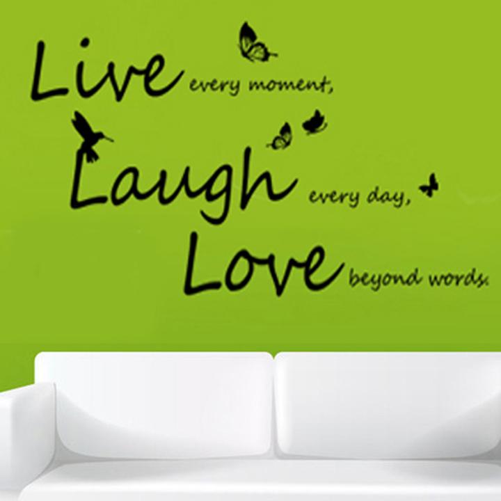 Immagine prodotto Walplus Vivido Live Laugh Love (90 x 30 cm)