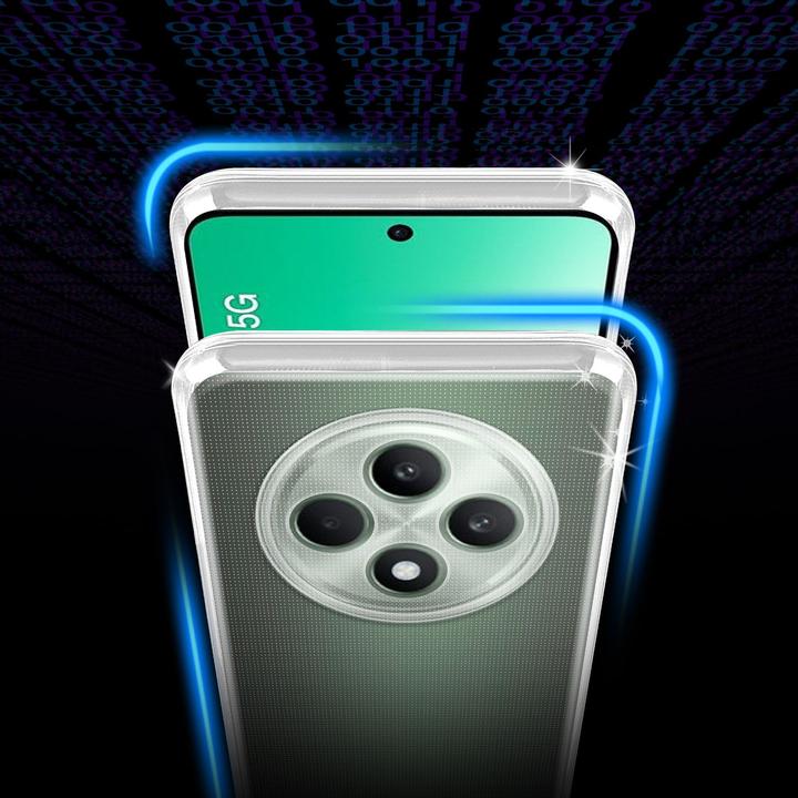 Immagine prodotto Cadorabo Custodia per OPPO Reno 12 FS / Reno 12 F 5G TPU Ultra Slim AIR (Xiaomi Redmi Note 12 5G)