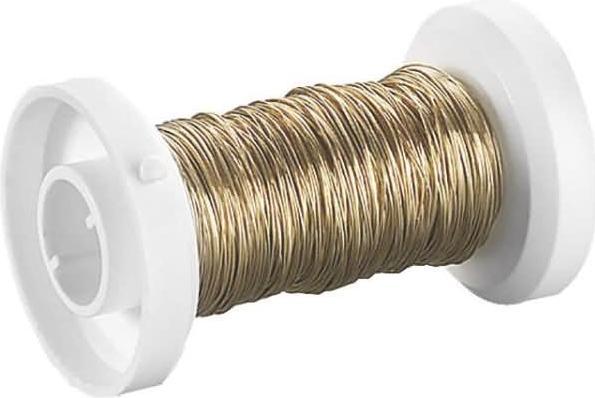 Knorr Prandell Golddraht 0,4mmx17m echt vergoldet (17 m)