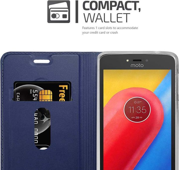 Actual product image Cadorabo Book Classy Style Cover (Motorola Moto C)