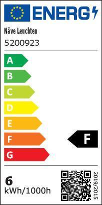 Energie-Label Näve LED Stripe (Warmweiss, 500 cm, Indoor)