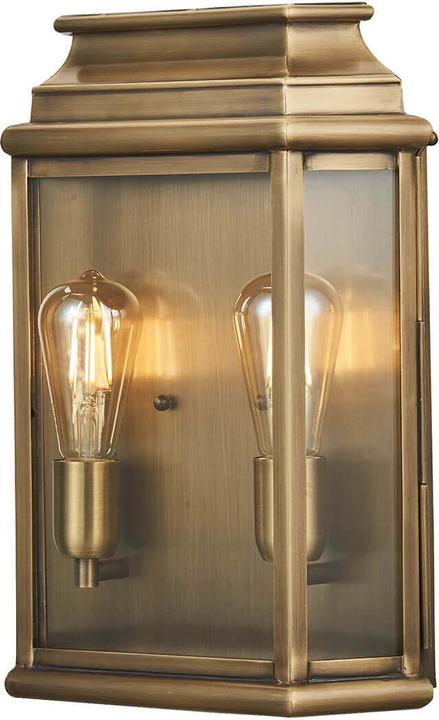 Produktbild Elstead Lighting St Martins Aussen-Wandleuchte E27 2-fach Gealtertes Messing IP44 (E27)