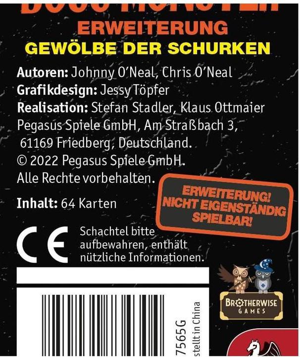 Produktbild Pegasus Boss Monster: Gewölbe der Schurken (Deutsch)