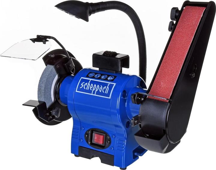Actual product image Scheppach BGS700 Combination Grinder 230V 50Hz 250W (Belt sanders, 370 W)