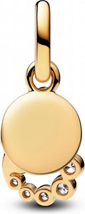 Actual product image Pandora Hook Double Dangle Charm (Gold plated, Metal)