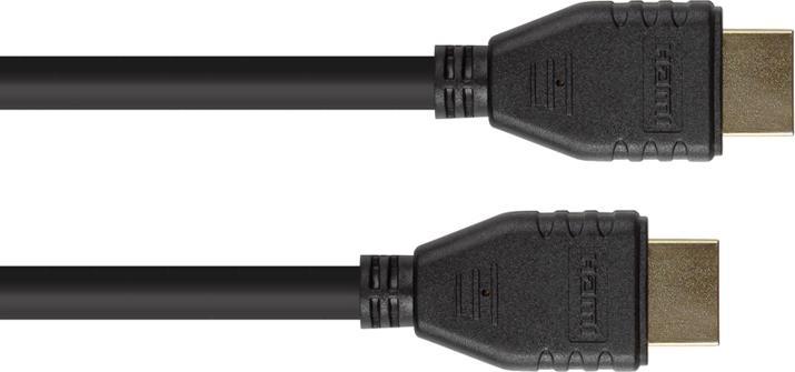 Produktbild Good Connections Ultra-High-Speed HDMI 2.1 Kabel, 8K UHD-2 / 4K UHD, vergoldete Kontakte, CU, schwarz, 3m, Good Conn (3 m, HDMI)