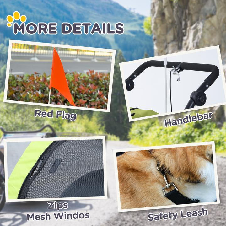 Actual product image PawHut Dog trailer