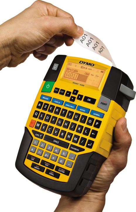 Actual product image Dymo Rhino 4200 Azerty 19mm PB1 FR/BE (180 dpi)