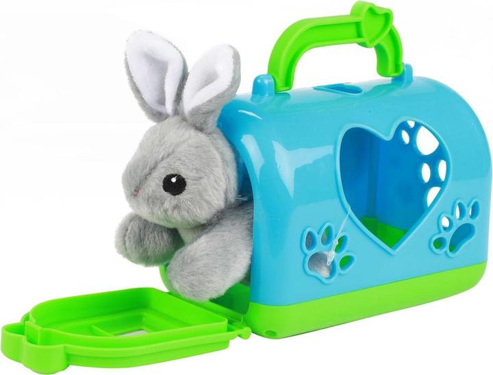 Image du produit Toi-Toys Lapin en peluche dans un sac de transport (8.50 cm)