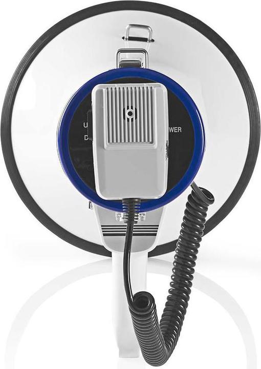 Image du produit Nedis Mégaphone | Portée maximale : 1500 m | Réglage du volume maximal : 135 dB | Microphone amovible (Porte-voix)