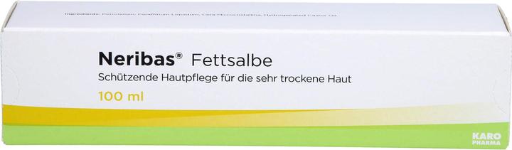 Neribas Fettsalbe schützende Hautpflege für sehr trockene Haut, 100 ml Fettsalbe (Körpercreme, 100 ml)