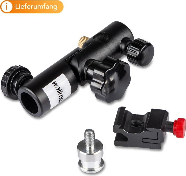 Produktbild Walimex Metall Blitz- & Schirmhalter