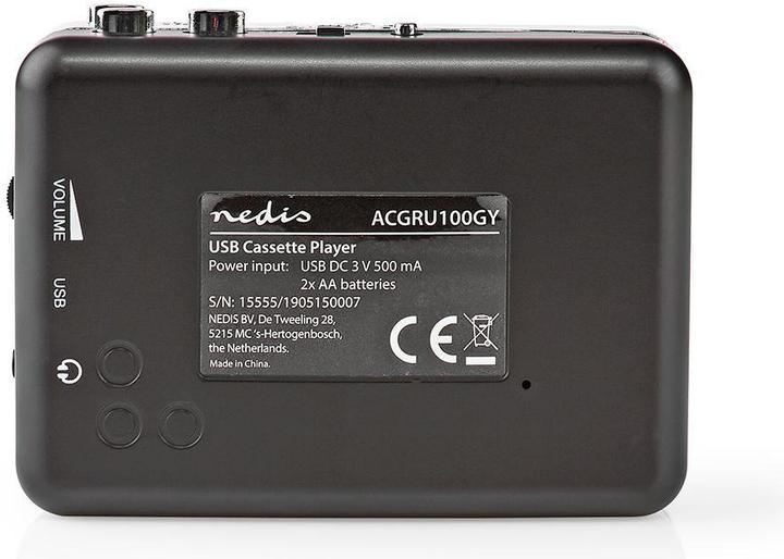 Image du produit Nedis Convertisseur USB portable de cassettes en MP3 - Convertissez des cassettes au format MP3 - Avec